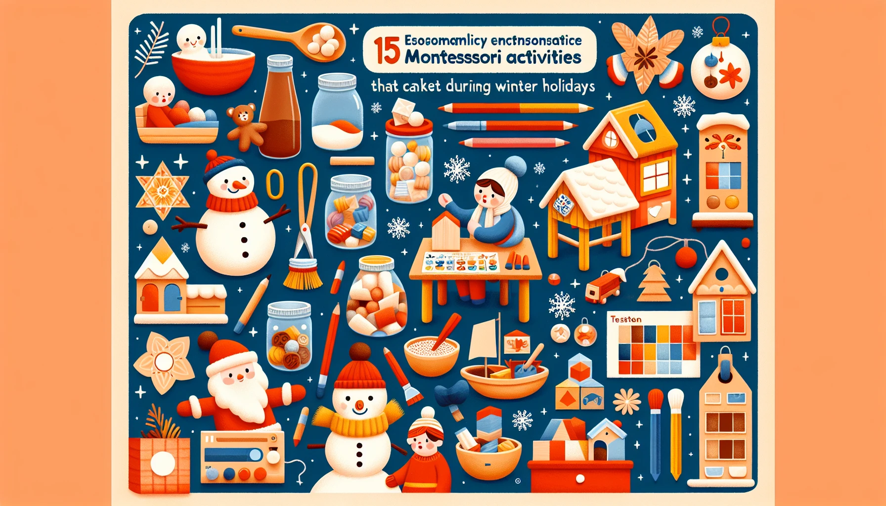 Activités Enfants Vacances Hiver : L'Éveil Montessori